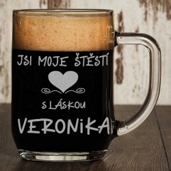 Valentýnský půllitr pro partnera/partnerku - 0,5 l